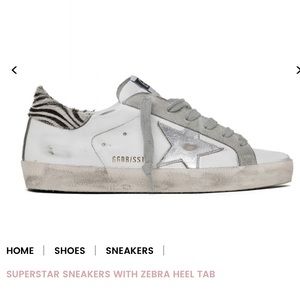 ISO Golden Goose Superstar Zebra